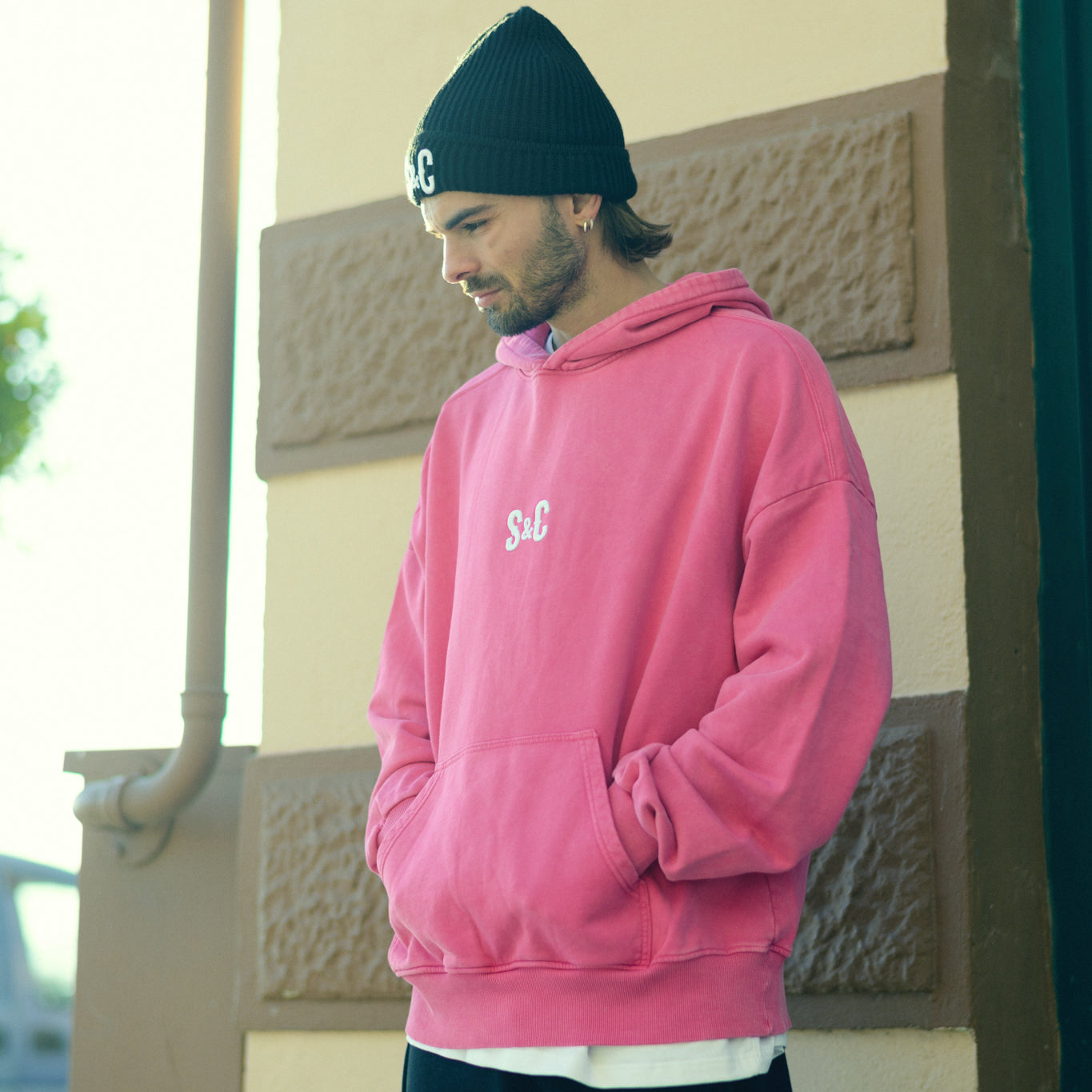 S&C OVERSIZED WASHED HOODIE